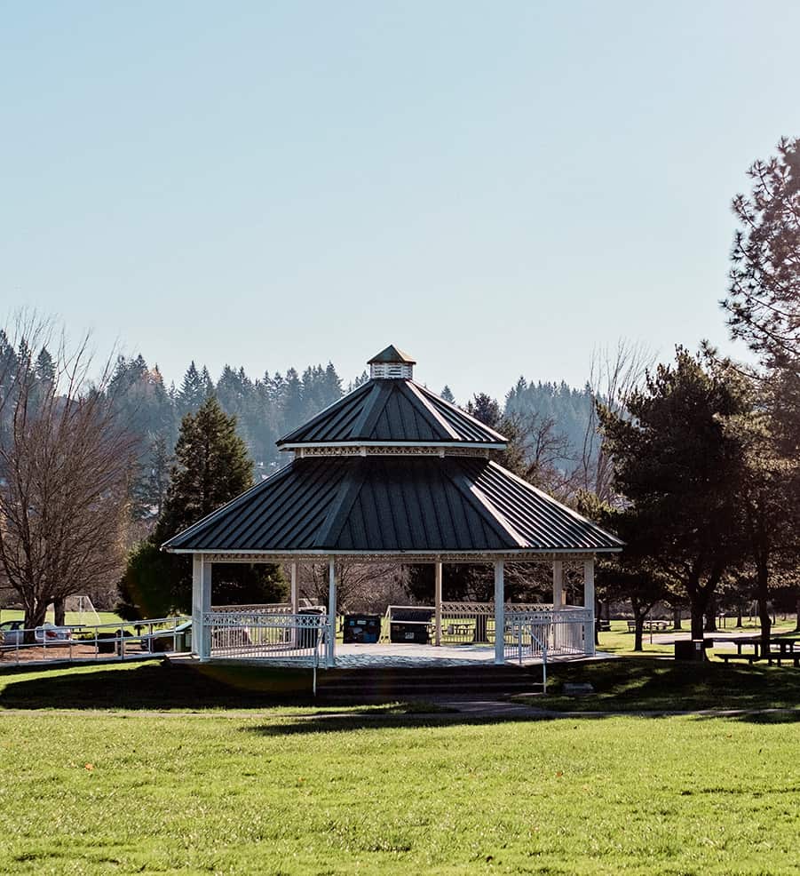 Gazebo in a Park in Happy Valley, Oregon